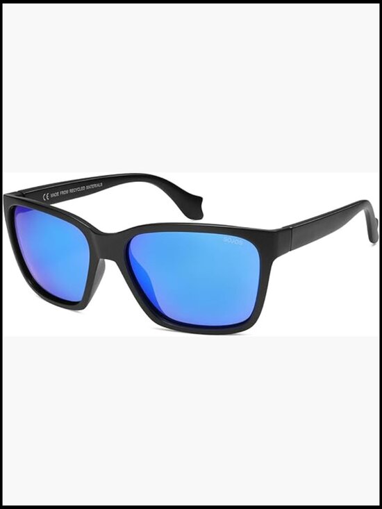 Square Polarized Sunglasses with Recycled Fishing Net Frame Eco-Friendly UV400 main image 5
